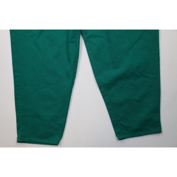 Deadstock Vintage 90s Streetwear Mens 38x34 Baggy Relaxed Skateboard Jeans Green - Picture 4 of 16